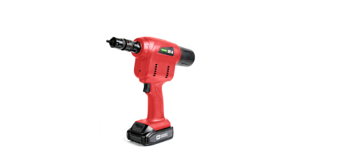 New Marson BT-8 portable battery powered rivet-nut installation tool designed to deliver reliable pull-force for high volume assembly applications.