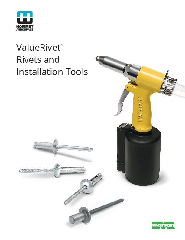 Value Rivet Rivets and Installation Tools Catalog